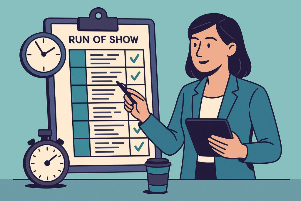 How to Create an Event Run of Show (ROS) That Keeps Everything on Track